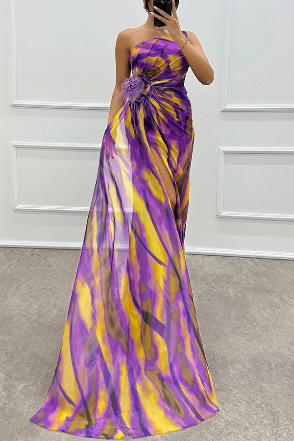 Mia™ | Vestido Drapado Vibrante