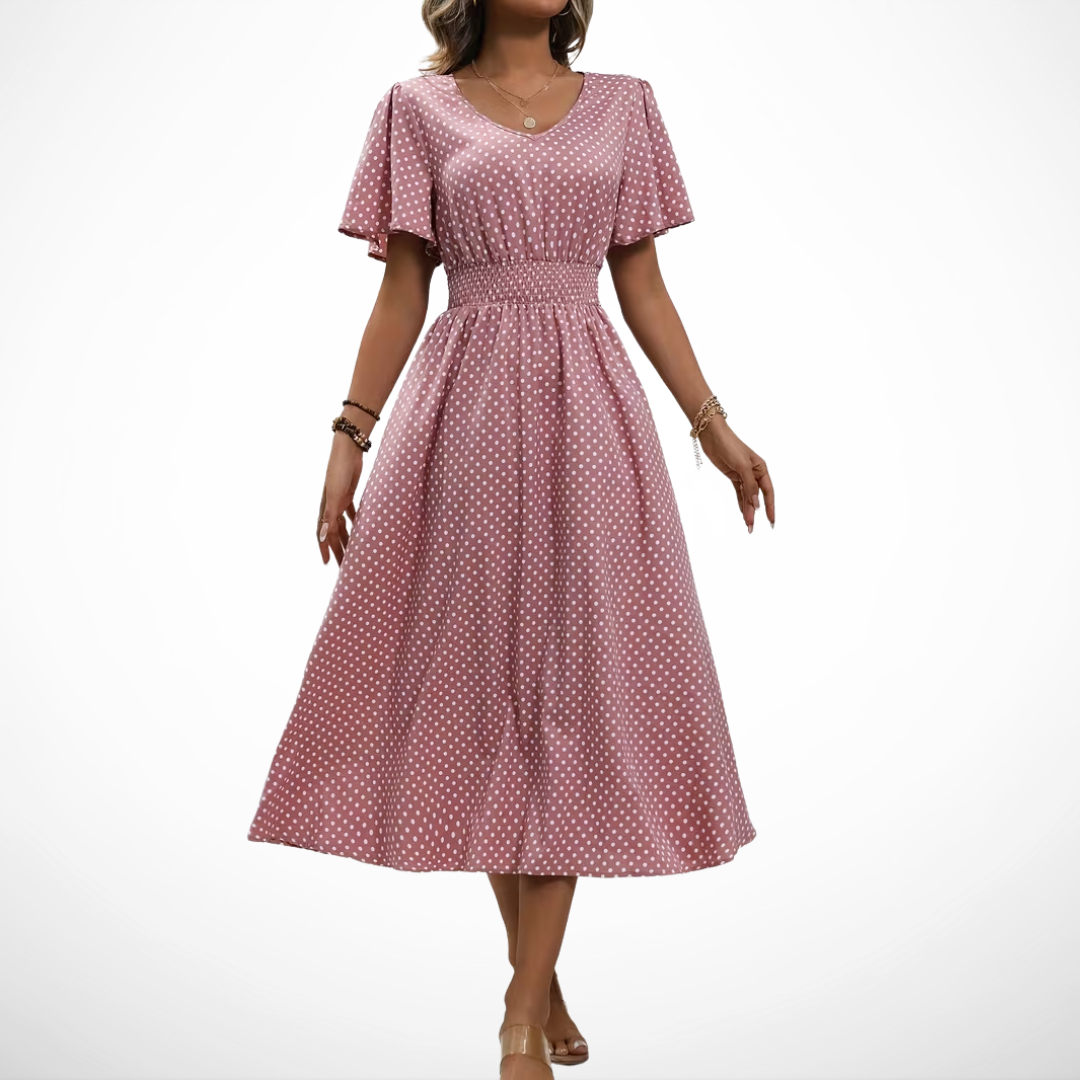 Elise | Vestido Elegante de Lunares Élisa
