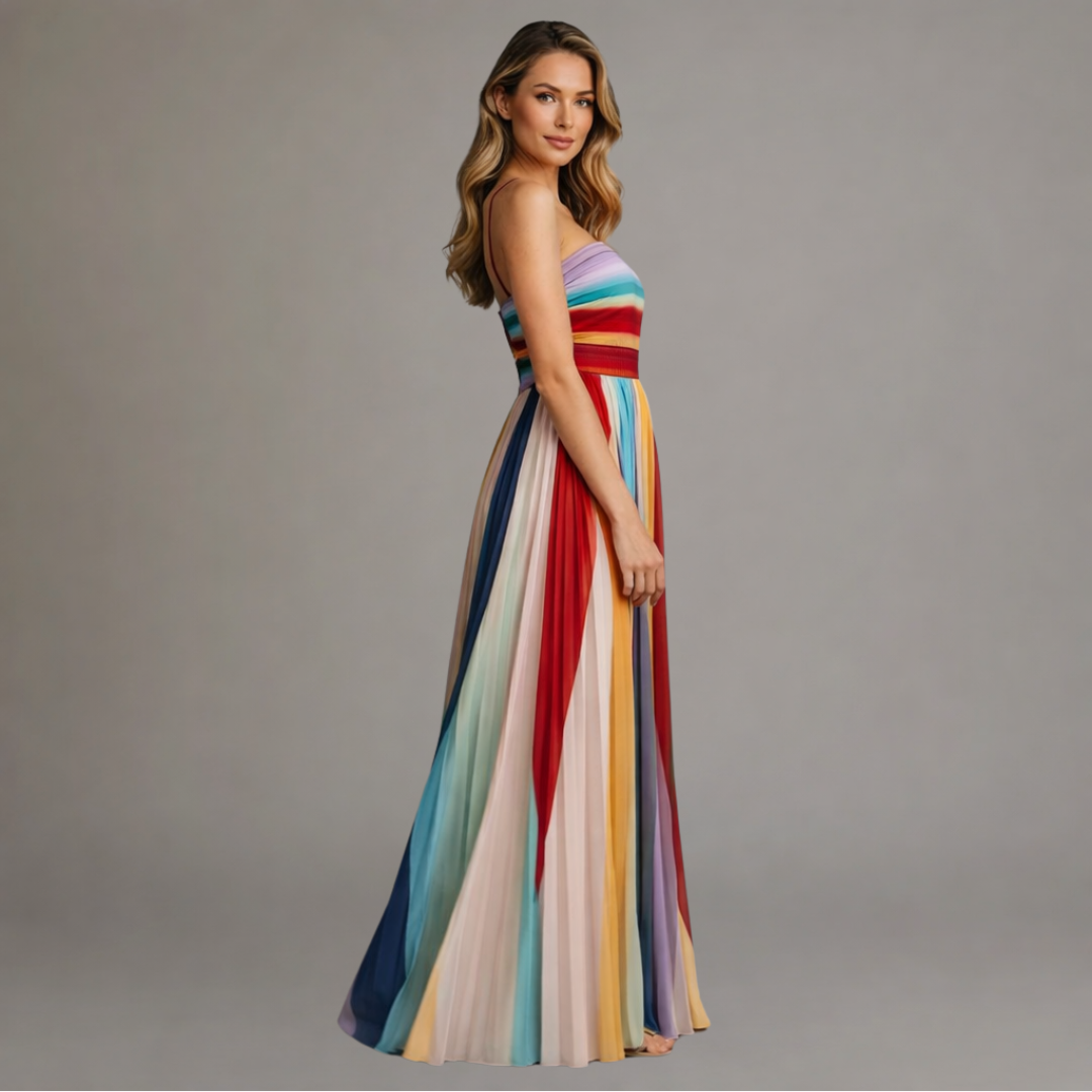 La Scintilla | Abito Maxi Luce Colorata
