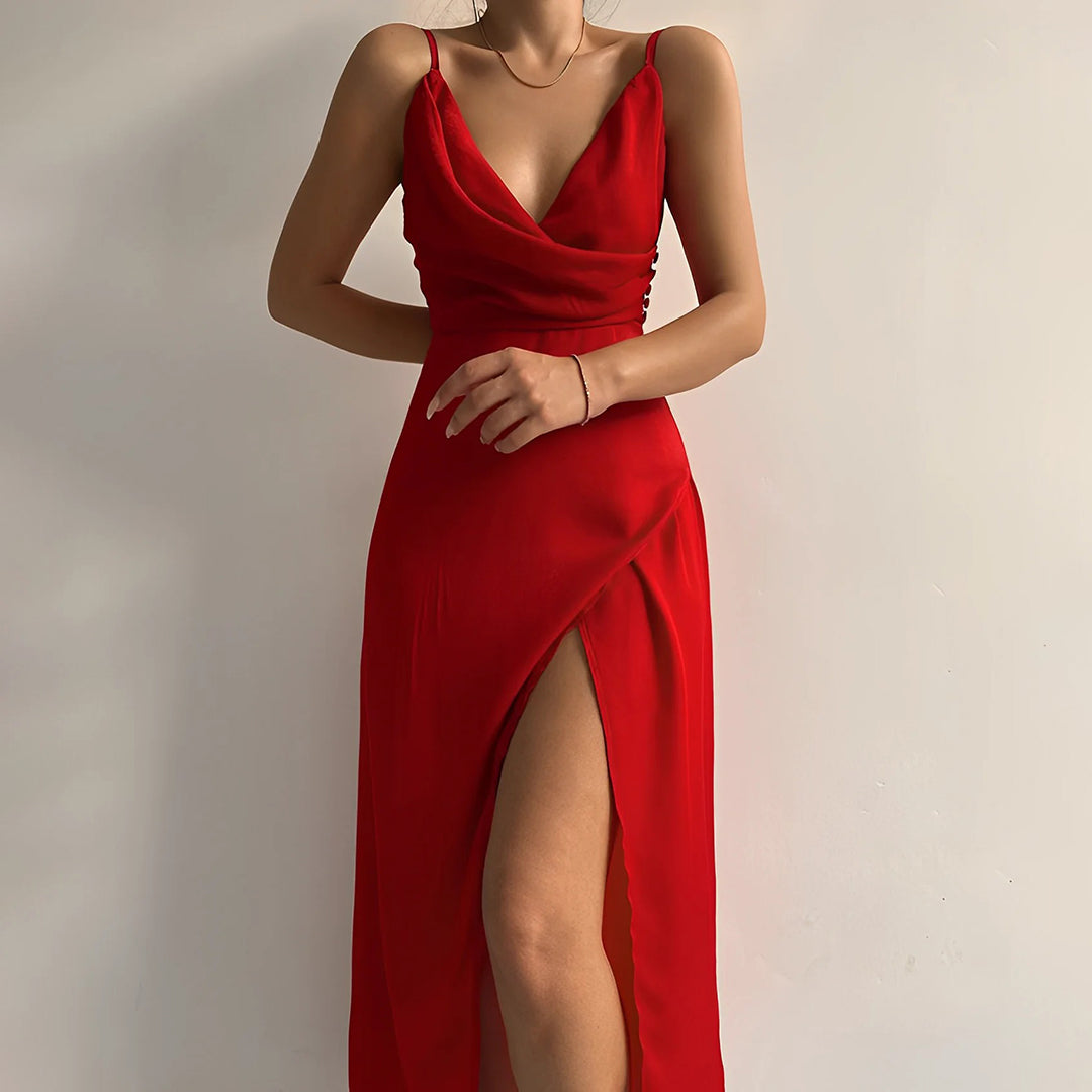 La Scintilla | Abito Elegante Scollo Victoria