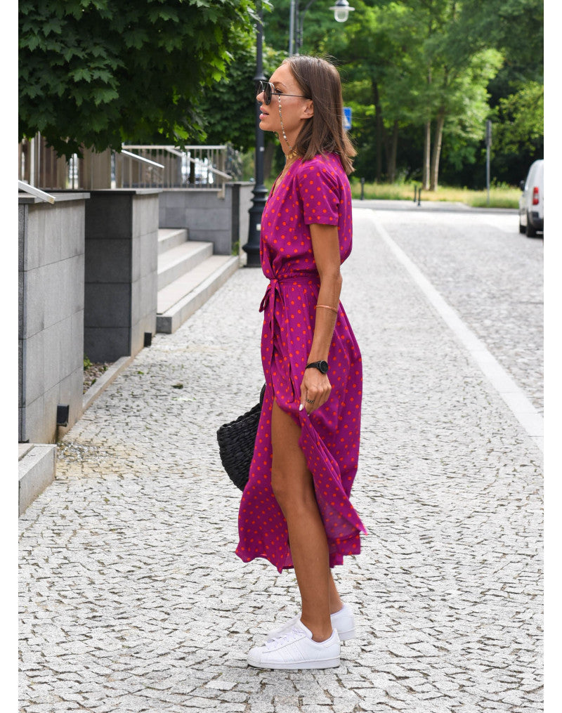Talia™ | Vestito floreale elegante con scollo a V