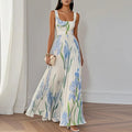 Oriah™ | Vestido Maxi A-Line Floral