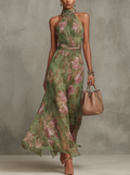 La Scintilla | Abito Lungo Elegante Floreale Élise