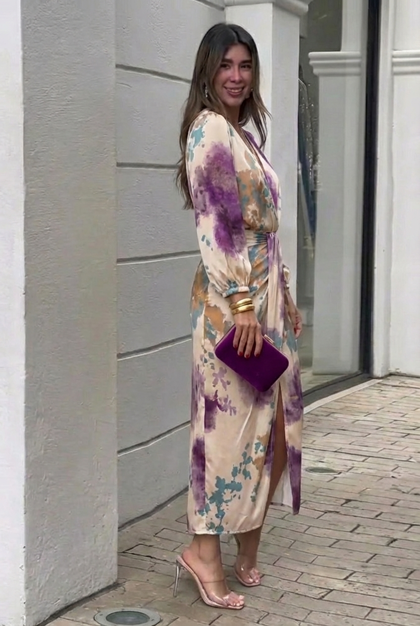 Valeria | Vestito elegante con escote en V